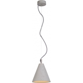 Kobe 20 light grey concrete pendant lamp LoftLight