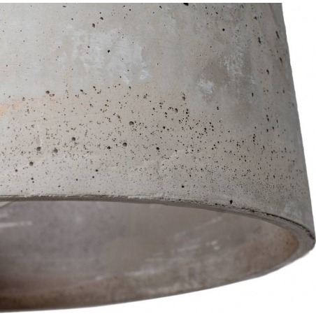 Industrialna Lampa betonowa wisząca Talma 40 Szara LoftLight do salonu i sypialni.