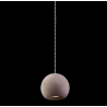 Geometric Round grey concrete pendant lamp Nowodvorski