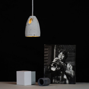 Febe Volcano 11 grey concrete pendant lamp LoftLight