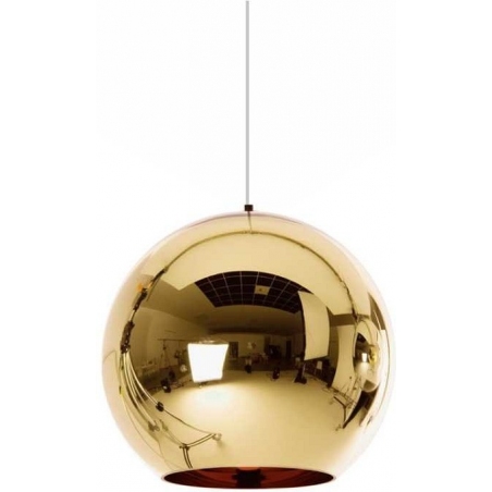 Mirror Glow 40 gold glass ball pendant lamp Step Into Design