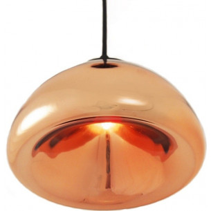Designerska Lampa wisząca szklana Victory Glow 17 Miedziana Step Into Design do salonu i sypialni. 2