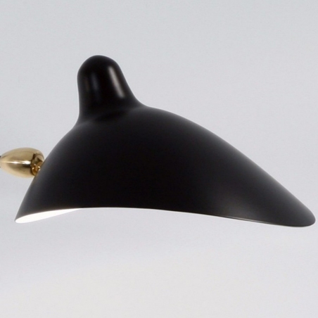 Crane II black double wall lamp with arms Step Into Design