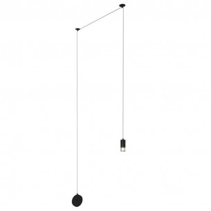 Linea black designer pendant wall lamp Step Into Design