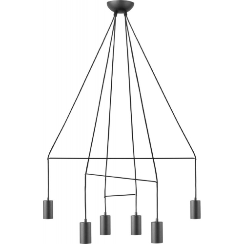 Imbria VI black industrial pendant lamp Nowodvorski