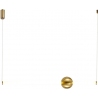 O-line 91 LED brass glamour linear pendant lamp Step Into Design