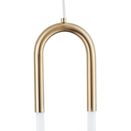 U-shape 13 LED white&brass designer pendant lamp Step Into Design