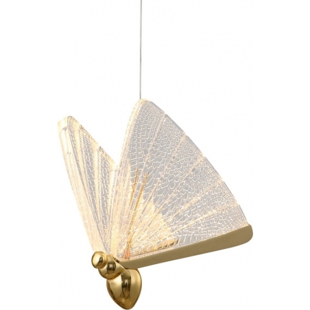 Stylowa Lampa wisząca designerska Bee V LED złota Step Into Design do salonu