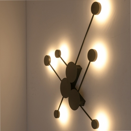 Clex LED VI black designer wall lamp Step Into Design