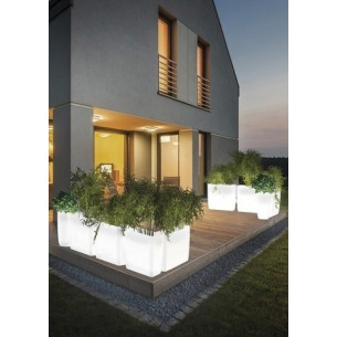 Lampa ogrodowa Flowerpot III 30 Biała Nowodvorski 2