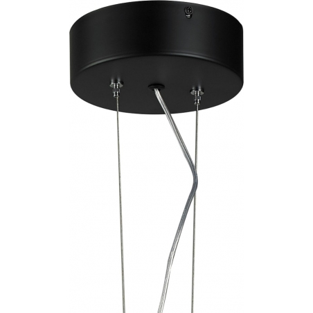 Lampa wisząca okrągła nowoczesna Acirculo 60cm LED czarna Step Into Design