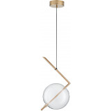 Amore 28cm gold glass pendant lamp Step Into Design