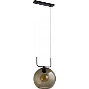 Monaco 30 smoke glass glass ball pendant lamp Nowodvorski