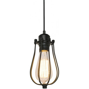 Horta black industrial pendant lamp ZumaLine