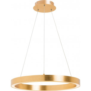 Carlo 40 LED gold modern round pendant lamp ZumaLine