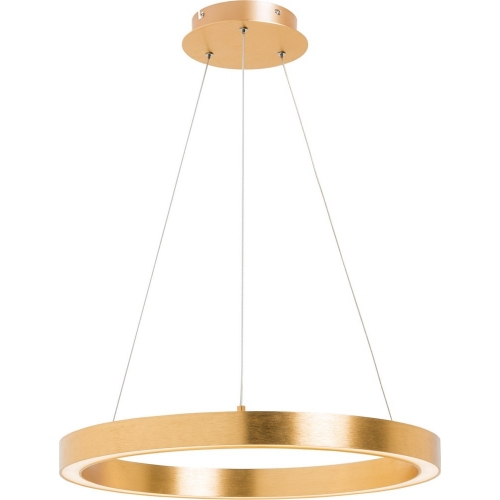 Carlo 40 LED gold modern round pendant lamp ZumaLine
