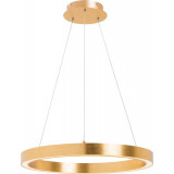 Lampa wisząca okrągła nowoczesna Carlo 50 LED złota ZumaLine