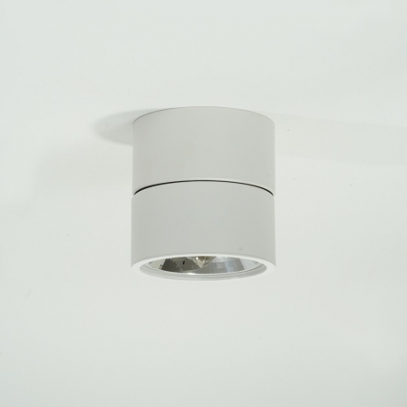 Stylowy Reflektor sufitowy Lomo 18 Biały ZumaLine do salonu, kuchni i przedpokoju.