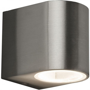 Arris II satin chrome outdoor wall lamp Nowodvorski