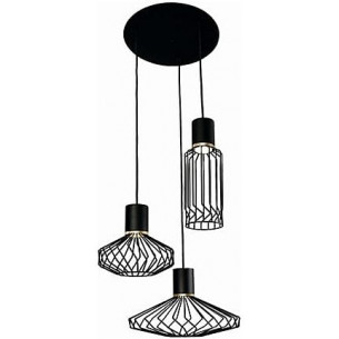 Pico III black wire pendant lamp Nowodvorski