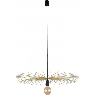 Umbrella 78 gold wire pendant lamp Nowodvorski