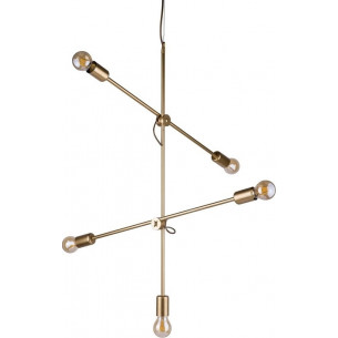 Sticks V brass pendant lamp Nowodvorski 2