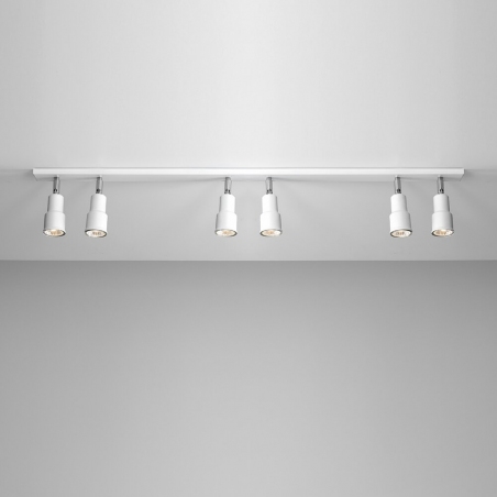 Aspo white ceiling spotlight with 4 lights Aldex