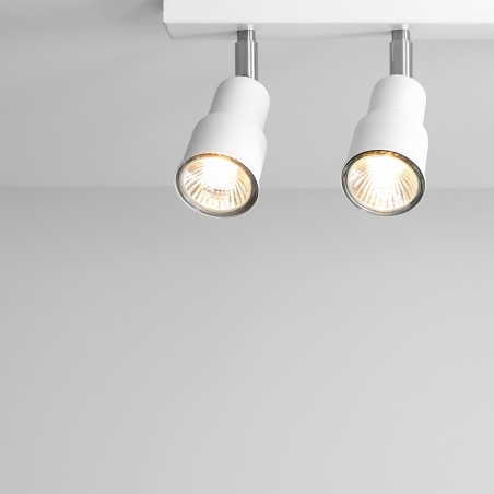 Aspo white ceiling spotlight with 4 lights Aldex