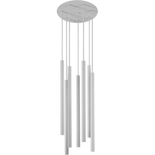 Laser 30 white tube pendant lamp Nowodvorski
