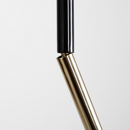 Lampa sufitowa czarno-złota tuba Stick Long Aldex