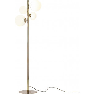 Bloom white&amp;gold glass balls floor lamp Aldex 2