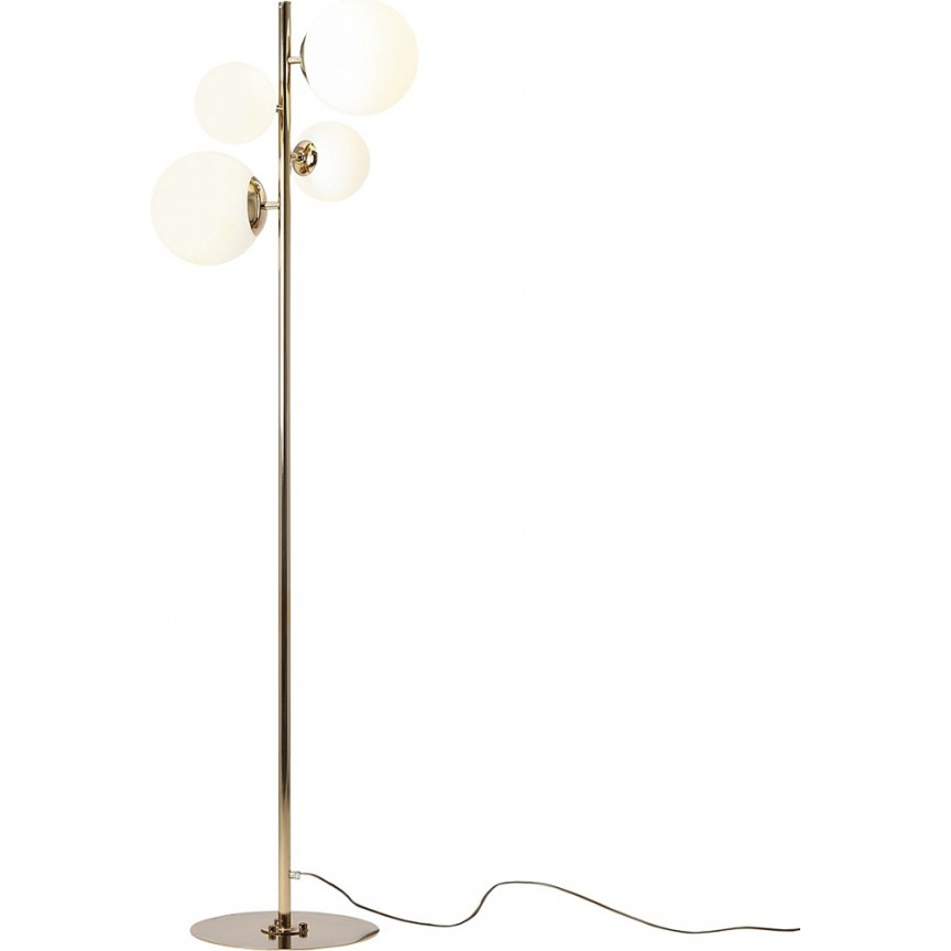 Bloom white&gold glass balls floor lamp Aldex