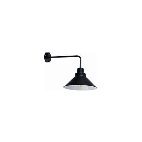 Craft black industrial wall lamp with arm Nowodvorski