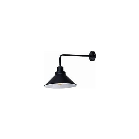 Craft black industrial wall lamp with arm Nowodvorski