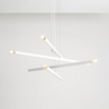 Tubo White VIII white designer tubes pendant lamp Aldex