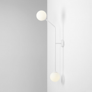 Pure White glass balls wall lamp Aldex