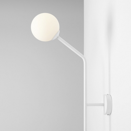 Pure White glass balls wall lamp Aldex