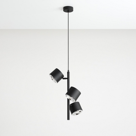 Bot black pendant lamp with 3 lights Aldex
