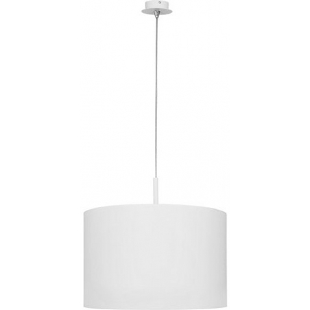 Alice 37 white pendant lamp with shade Nowodvorski