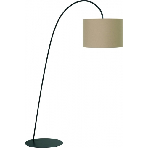 Alice Floor coffee arched floor lamp with shade Nowodvorski