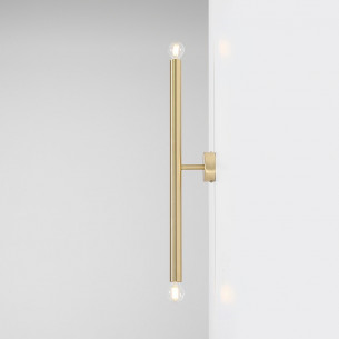 Tubo S gold designer tube wall lamp Aldex