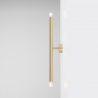 Tubo S gold designer tube wall lamp Aldex