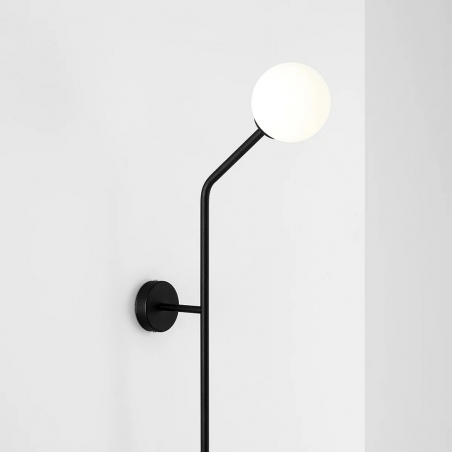 Pure white&black glass balls double wall lamp Aldex