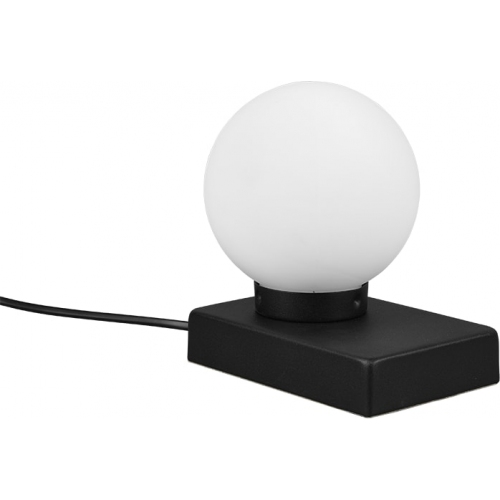 Davi white&black glass ball table lamp Reality