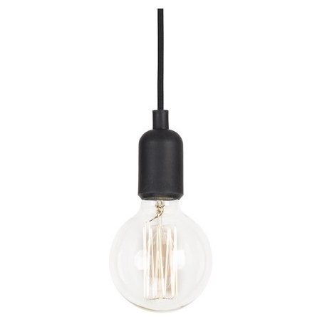 Silicone black "bulb" pendant lamp Nowodvorski