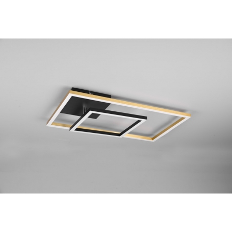 Padella LED 64 black&gold modern ceiling light Reality