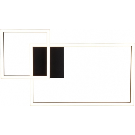 Plafon nowoczesny Padella LED 64 czarno-złoty Reality
