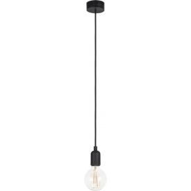 Silicone black "bulb" pendant lamp Nowodvorski