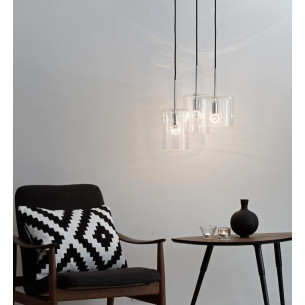 Rockford transparent glass pendant lamp Markslojd