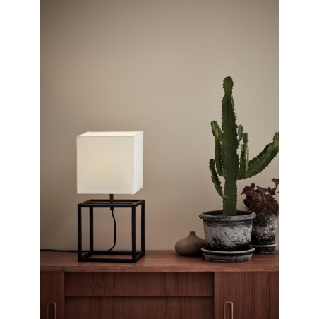 Cube 45 black&white industrial table lamp Markslojd